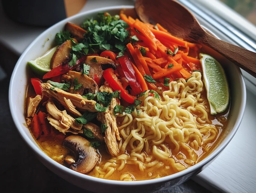 Bouillon De Ramen Thaï Au Poulet