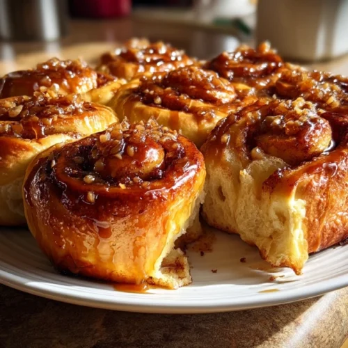 Brioches roulées à la cannelle et beurre noisette maison