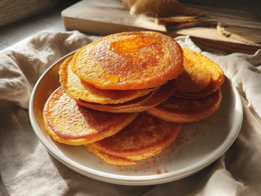 Galettes de patate douce et cannelle