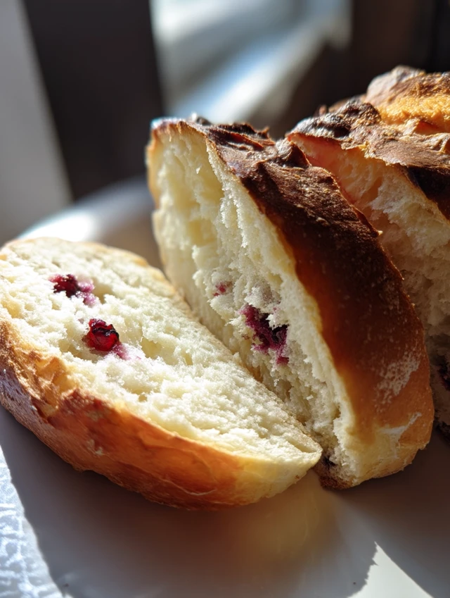 Pain Moelleux Au Lait Condensé Et Myrtilles