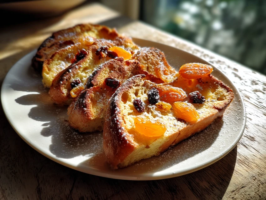 Pain Perdu Aux Fruits Secs