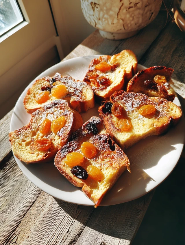Pain Perdu Aux Fruits Secs