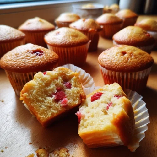 les meilleurs Petits gâteaux à la banane et aux fraises faits maison