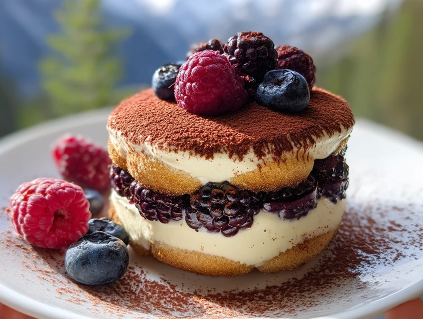 TIRAMISU AUX MÛRES