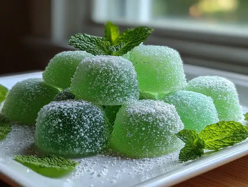 Bonbons à la menthe fraîche maison : une douceur simple et naturelle