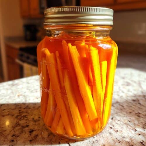 Carottes lacto-fermentées