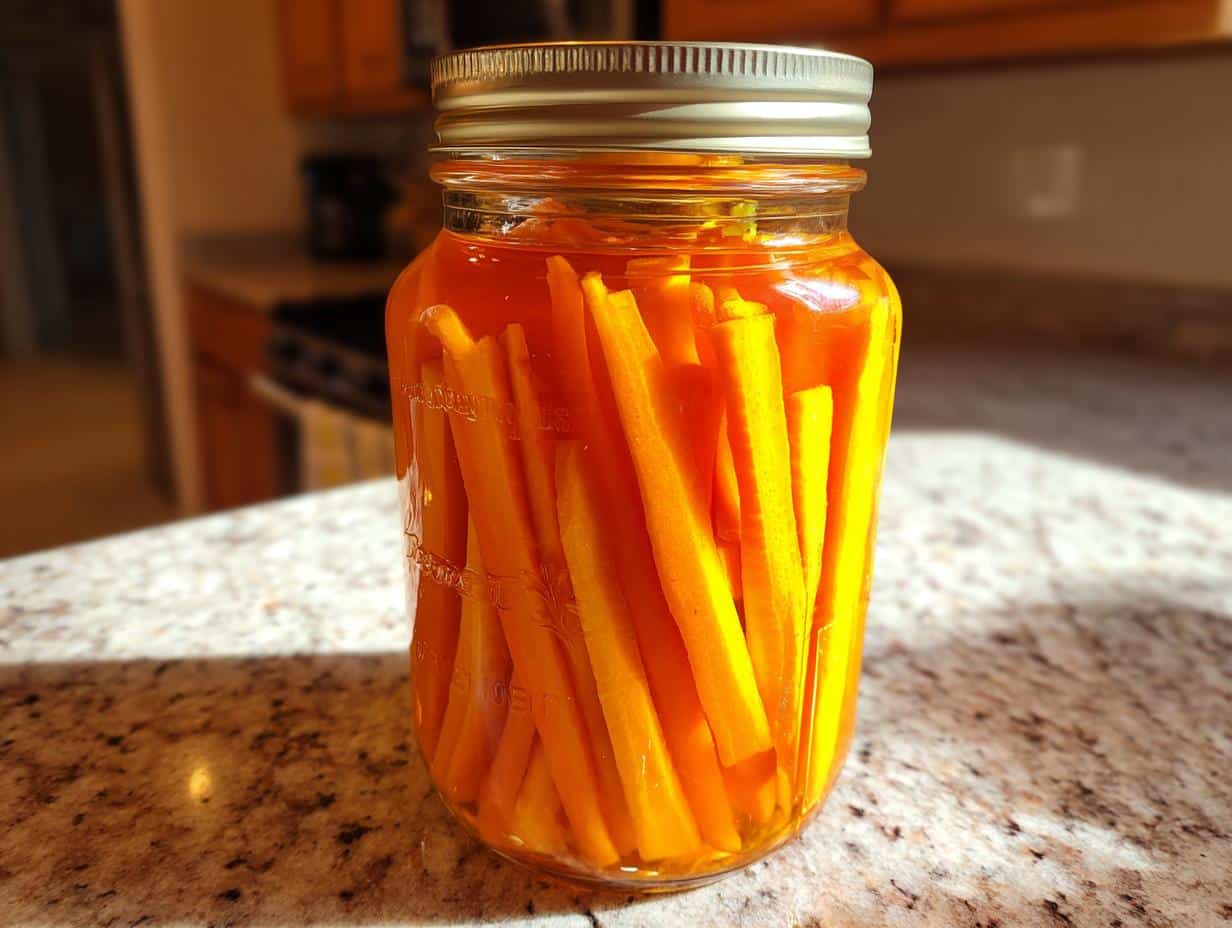 Carottes lacto-fermentées