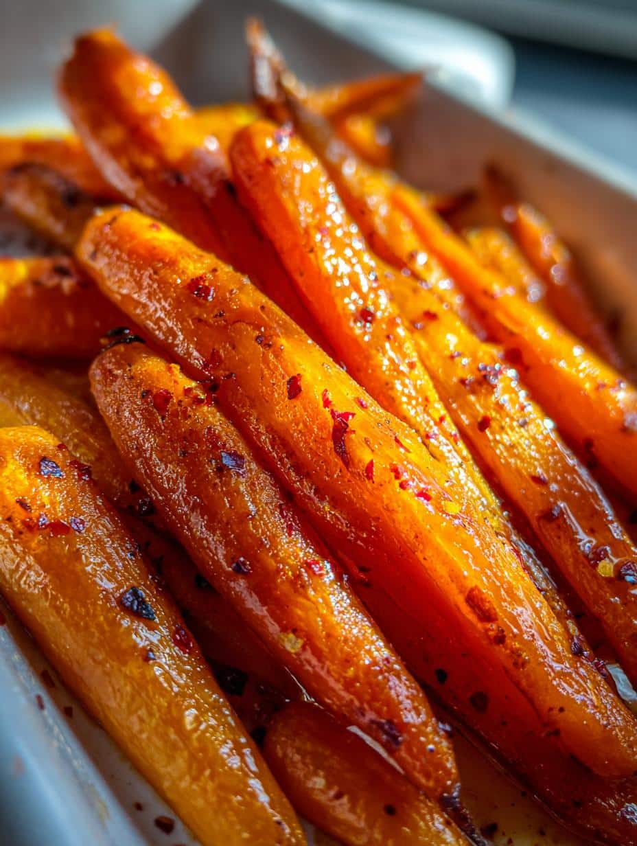 Carottes rôties au miel piquant - detail 2