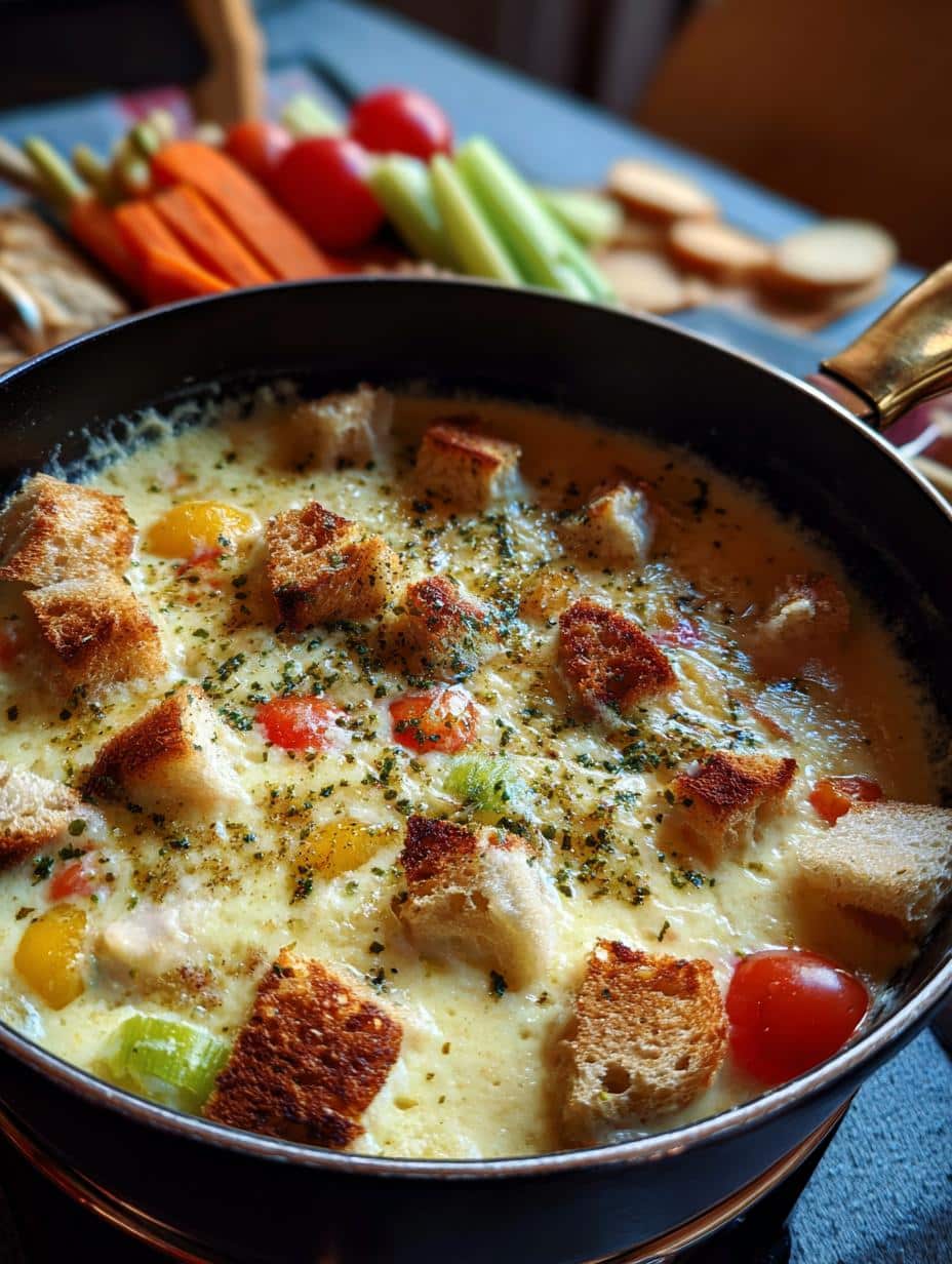 Fondue au fromage crémeuse - detail 2