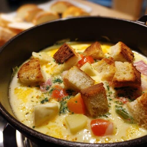 Fondue au fromage crémeuse