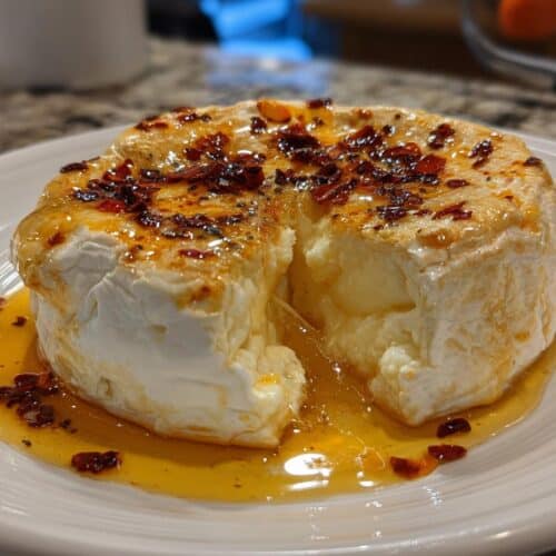 Fromage de chèvre chaud au miel piquant