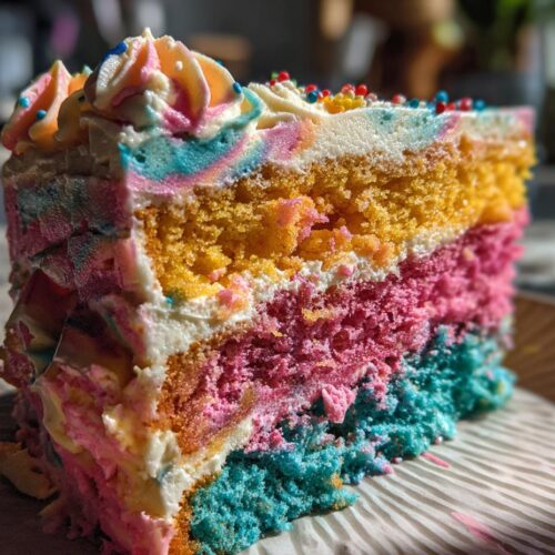 Gâteau licorne déstructuré