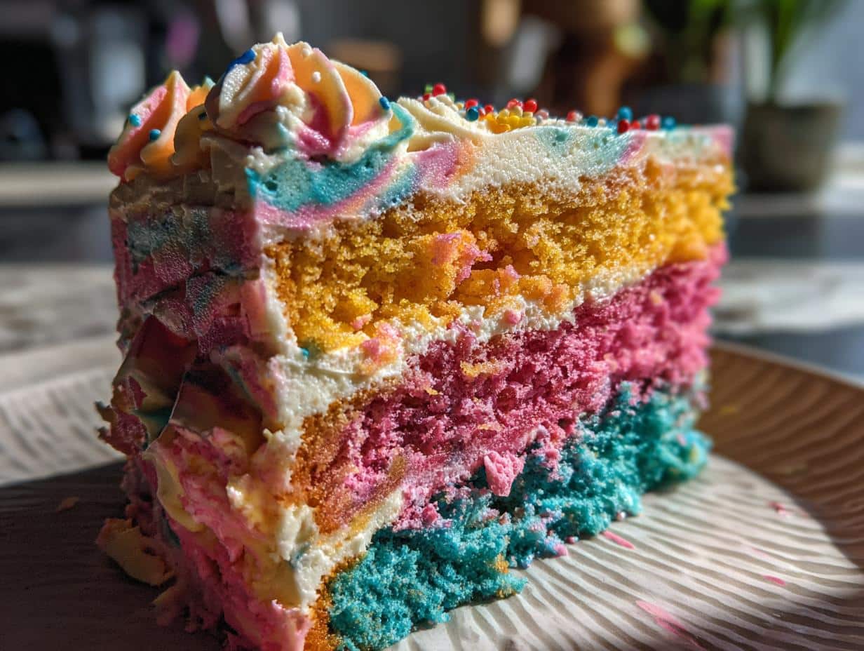 Gâteau licorne déstructuré