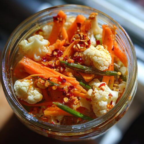 Légumes fermentés épicés