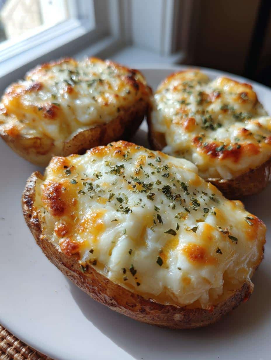 Pommes de terre farcies au fromage - detail 1