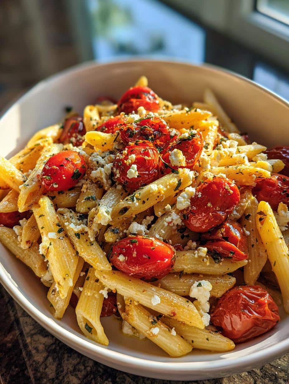 Pâtes feta au four virales - detail 2