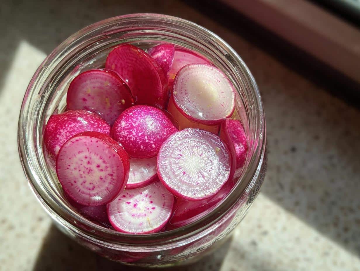 Radis fermentés à l'asiati