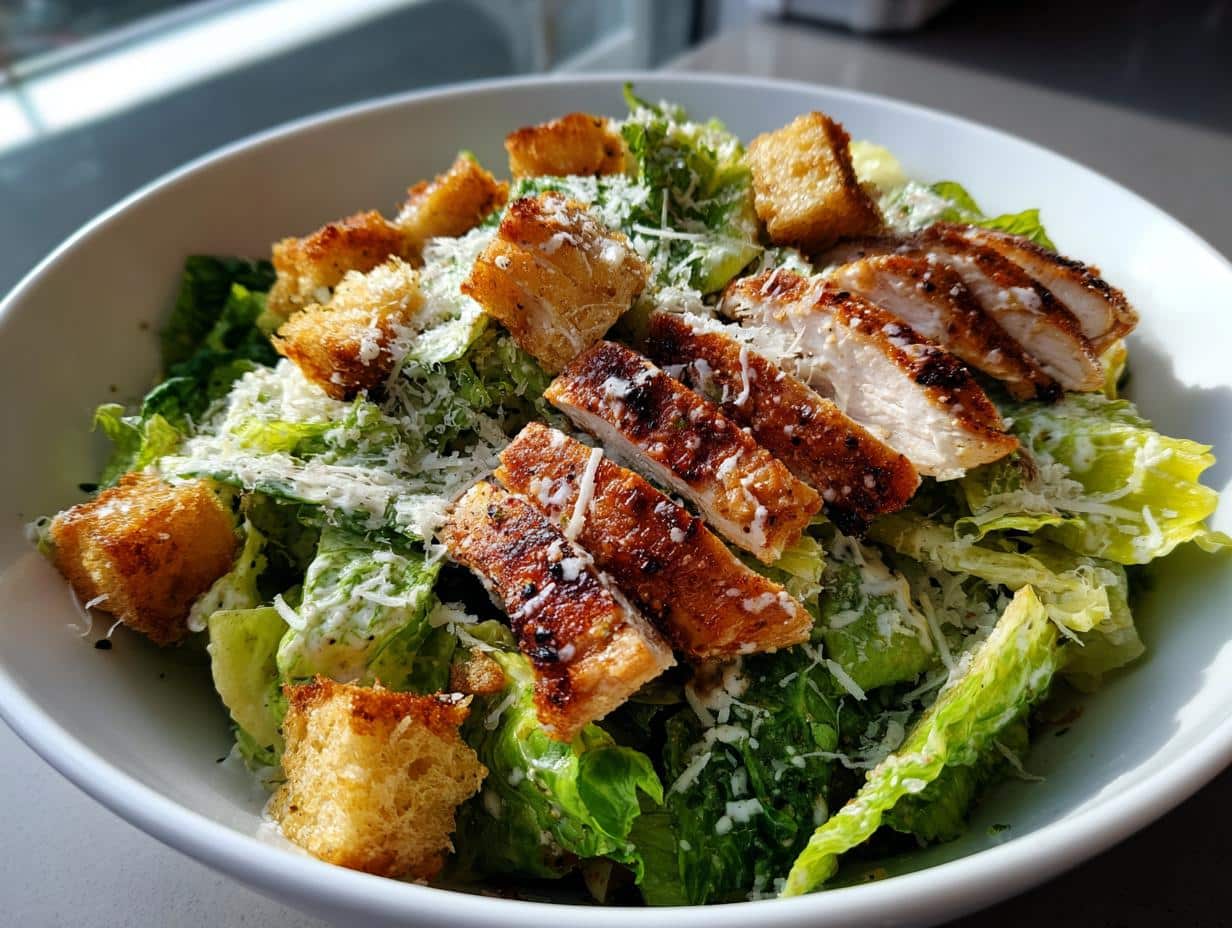 Salade César au poulet grillé