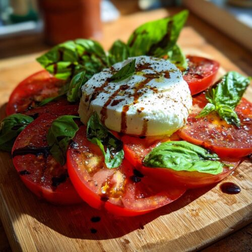 Salade caprese burrata