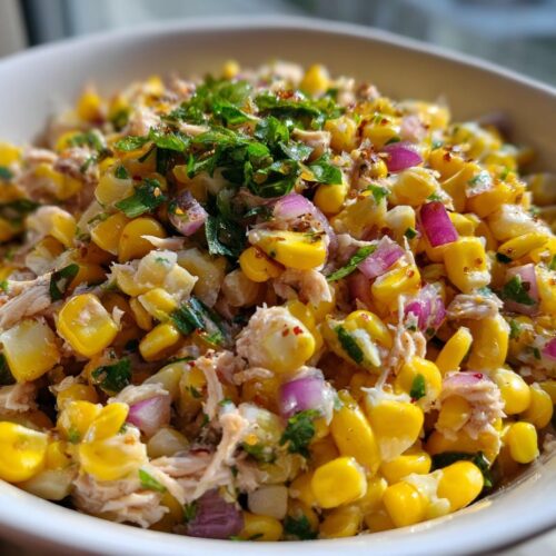 Salade composée thon-maïs