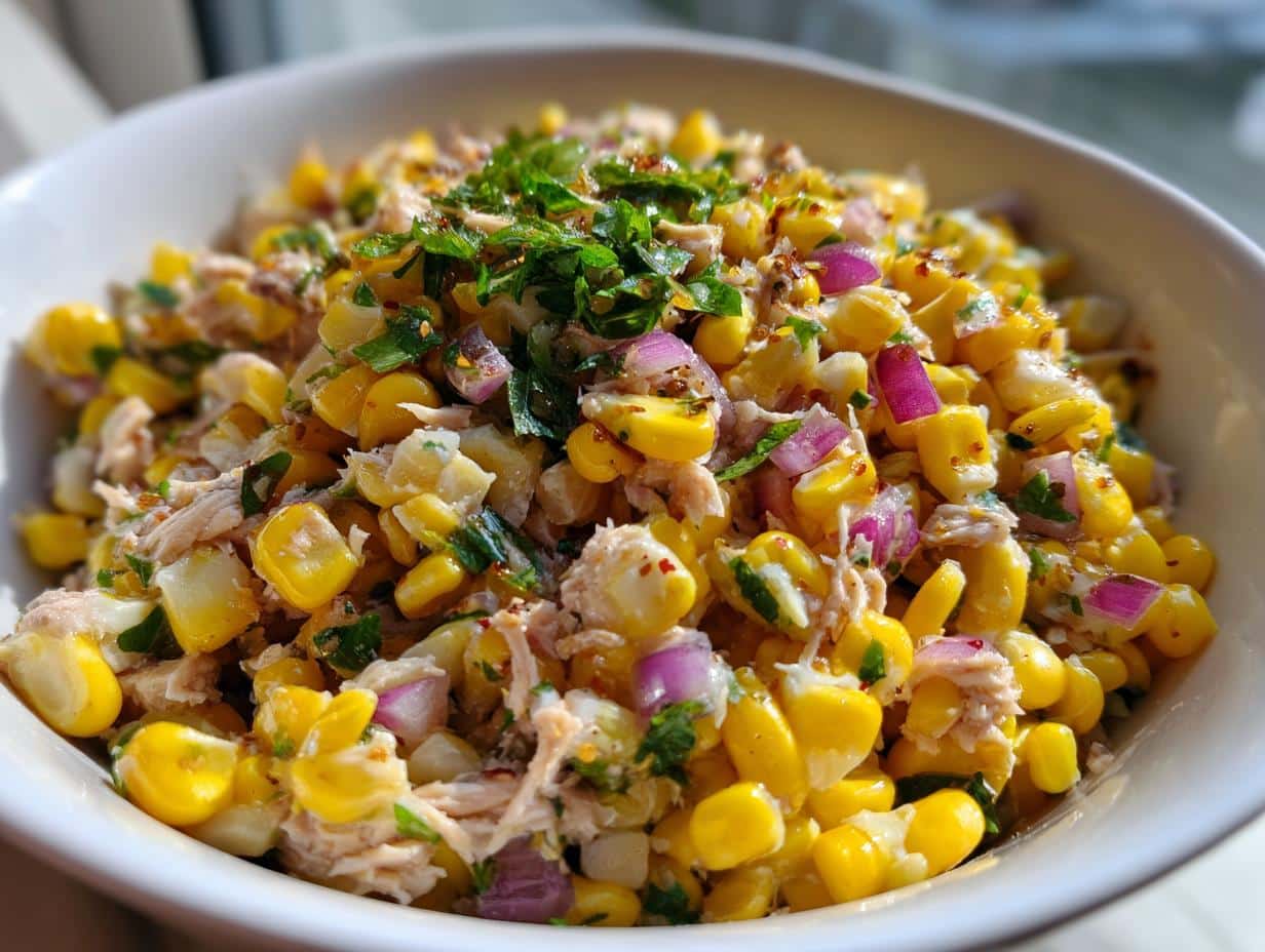 Salade composée thon-maïs