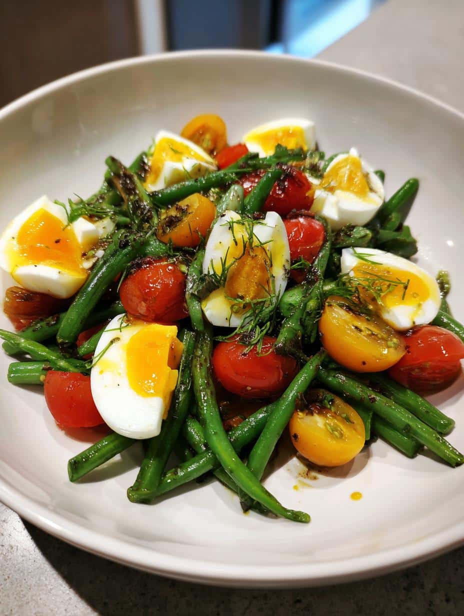 Salade niçoise traditionnelle - detail 2