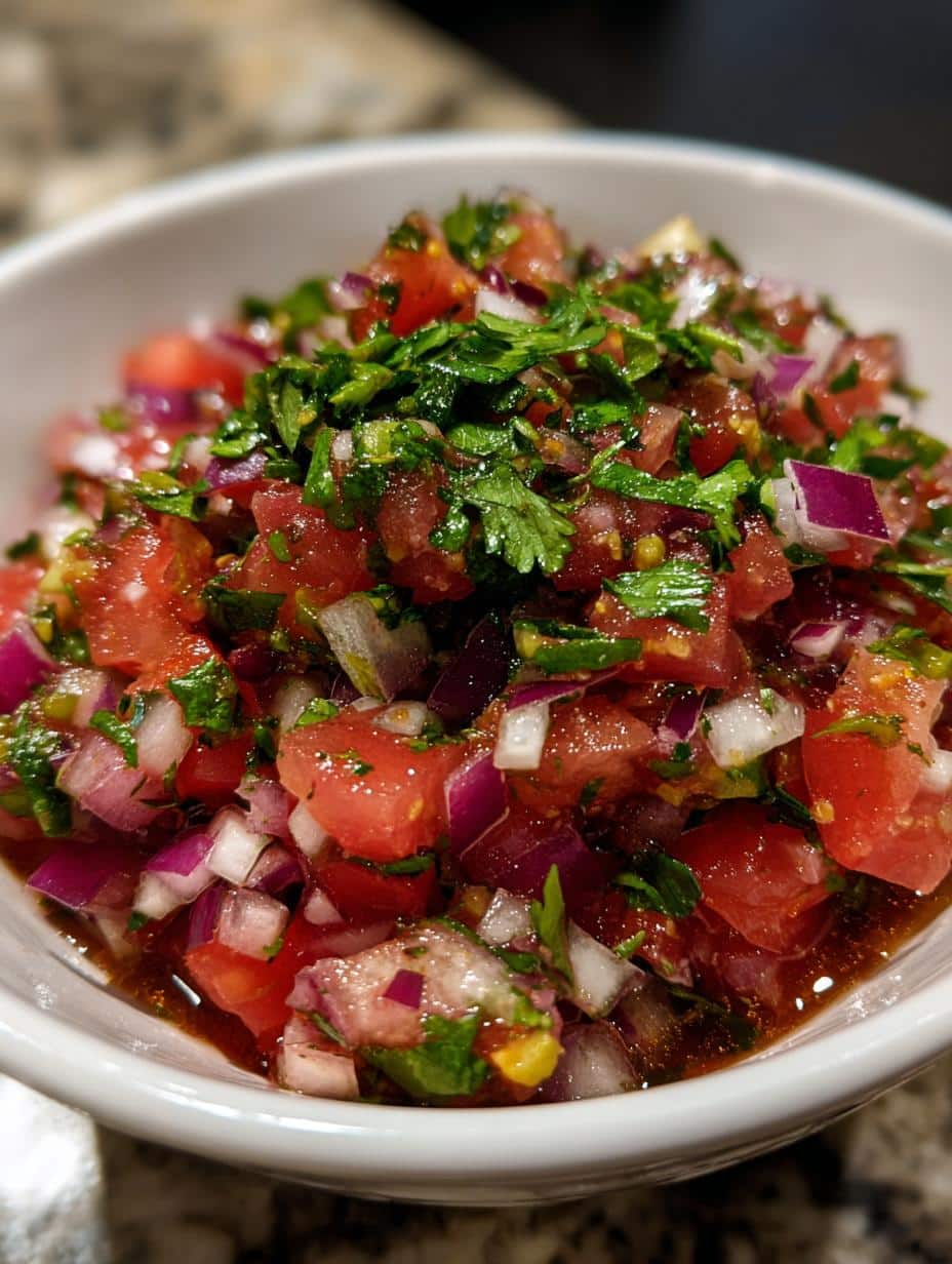 Salsa aux cornichons (Pickle de Gallo) - detail 1