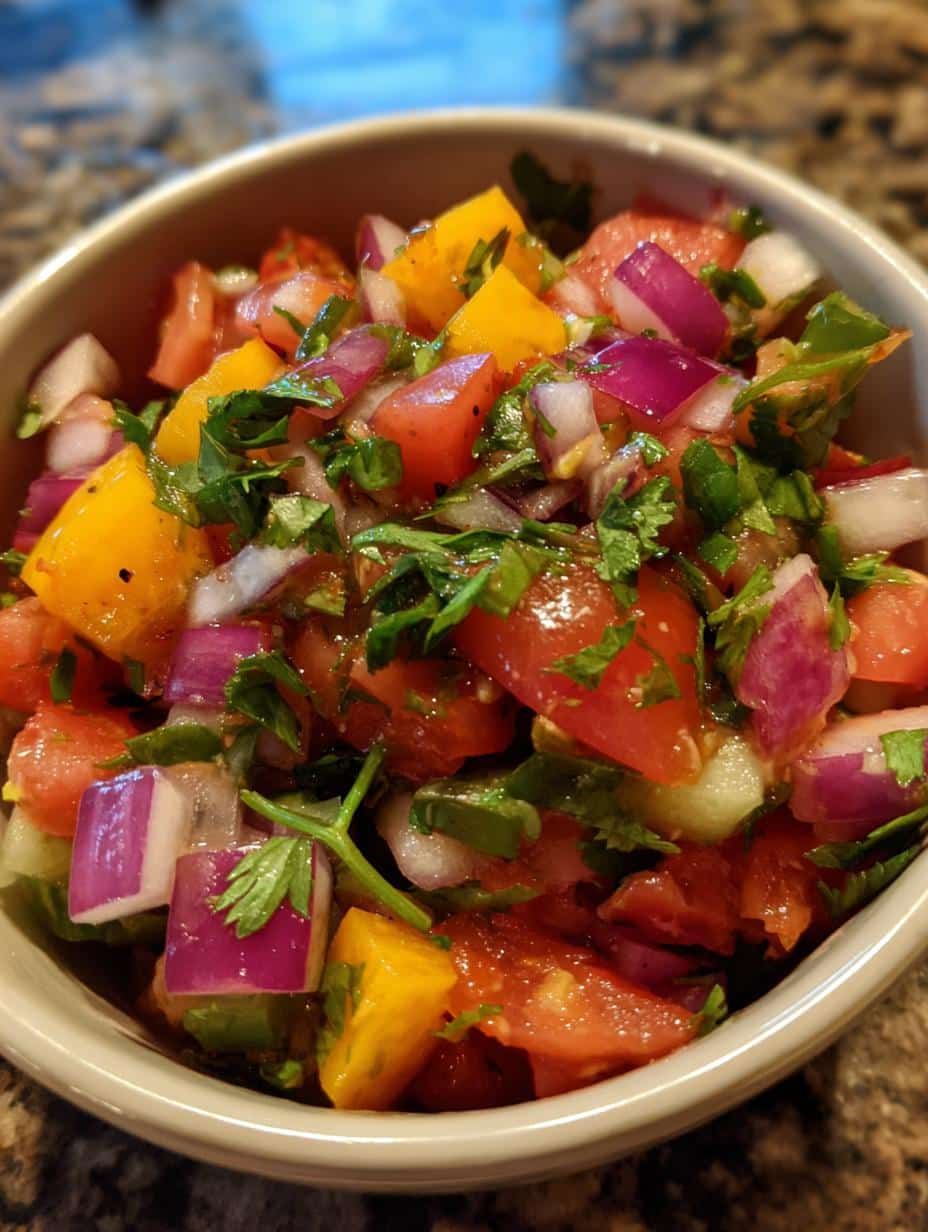 Salsa aux cornichons (Pickle de Gallo) - detail 2