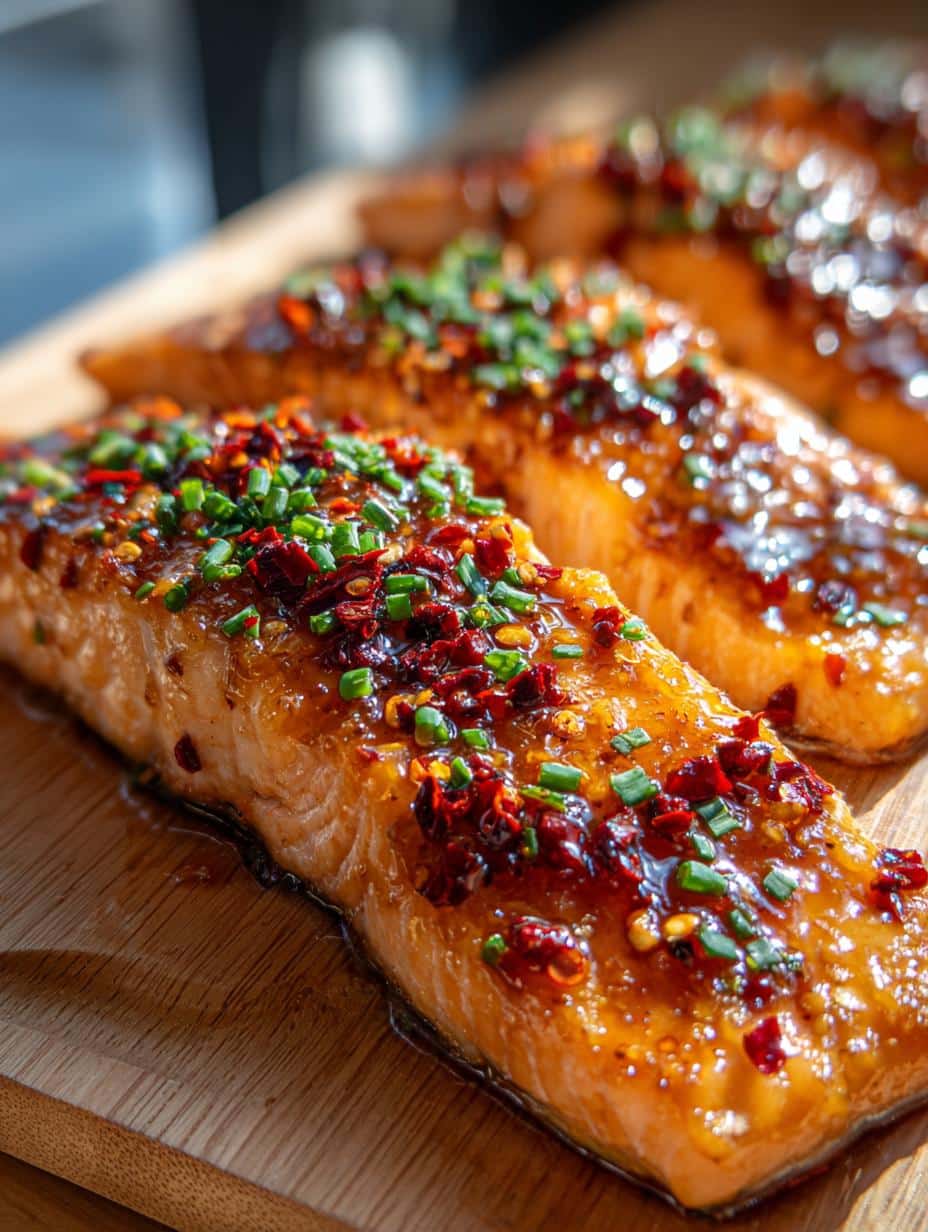 Saumon au miel piquant - detail 1