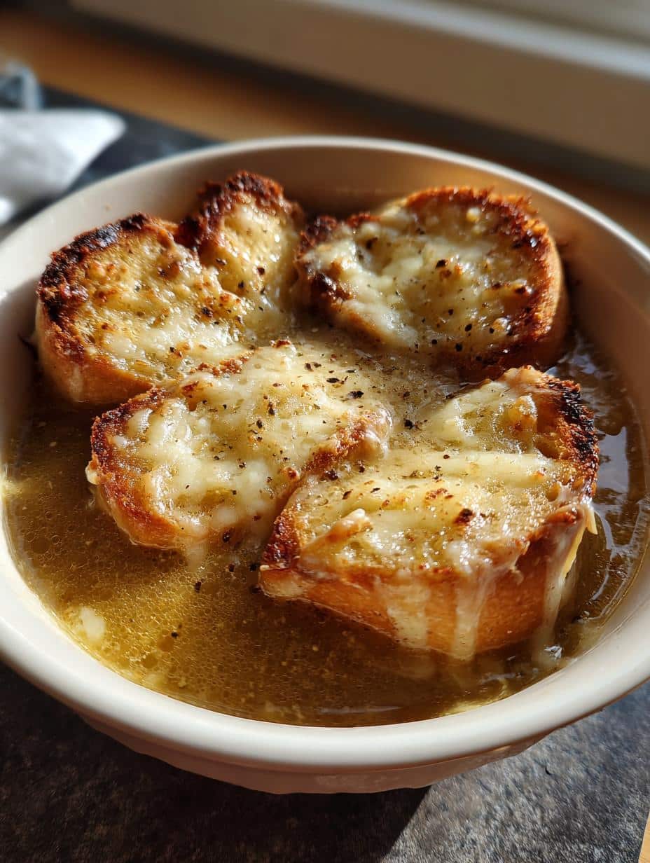 Soupe oignon gratinée - detail 2