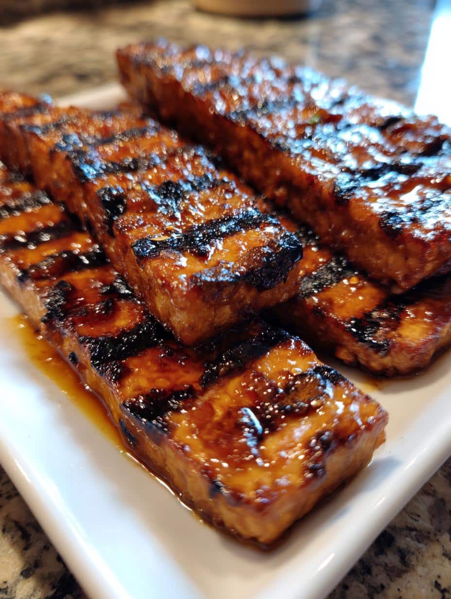 Tempeh mariné grillé - detail 2