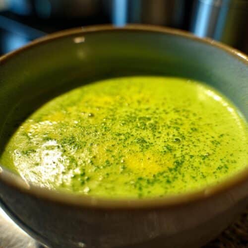 Velouté de brocoli au cheddar