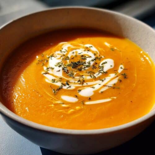 Velouté de carottes au gingembre