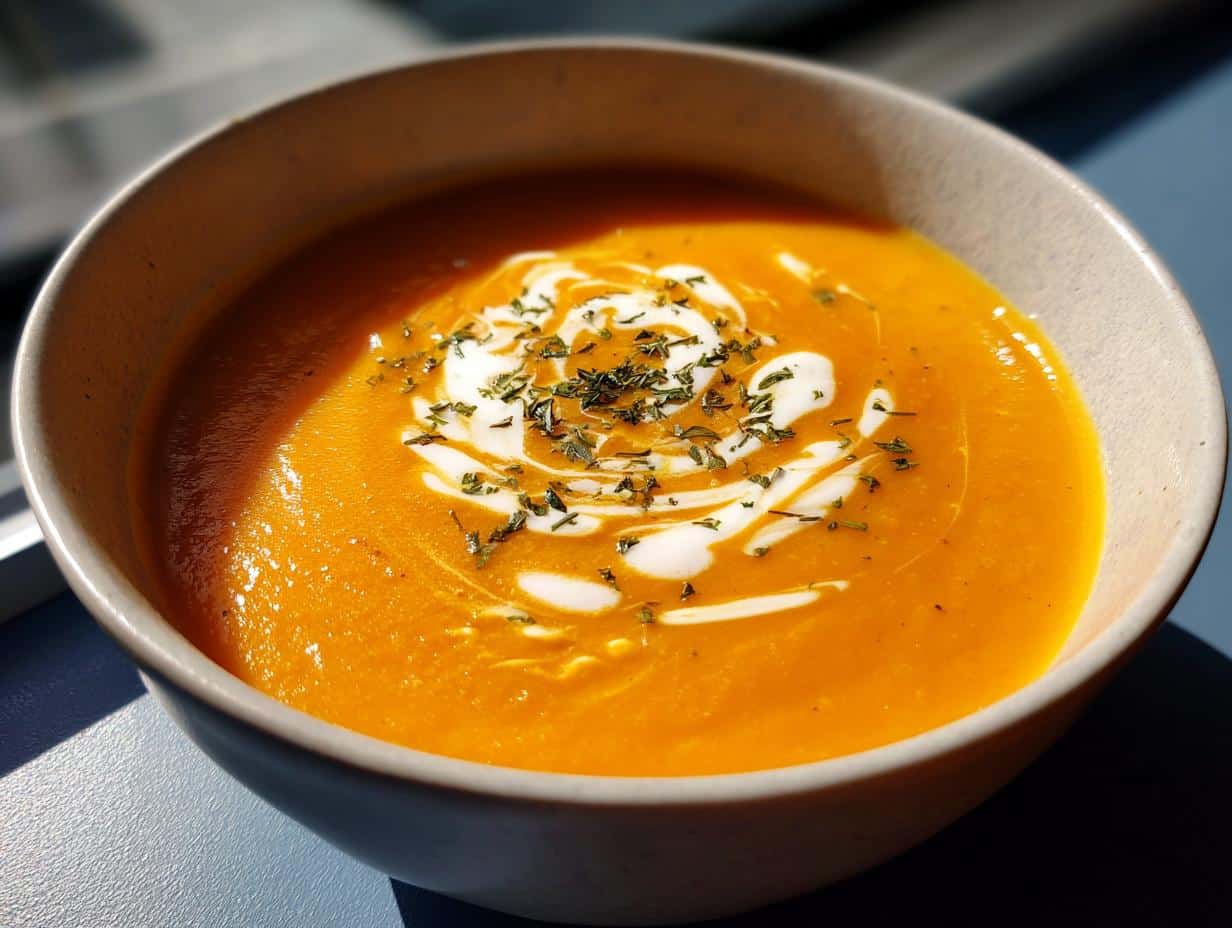 Velouté de carottes au gingembre