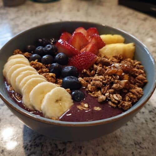 Bol açai aux super-aliments