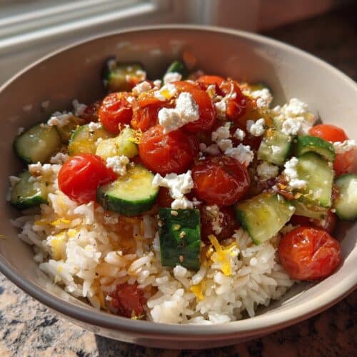 Bol poké méditerranéen