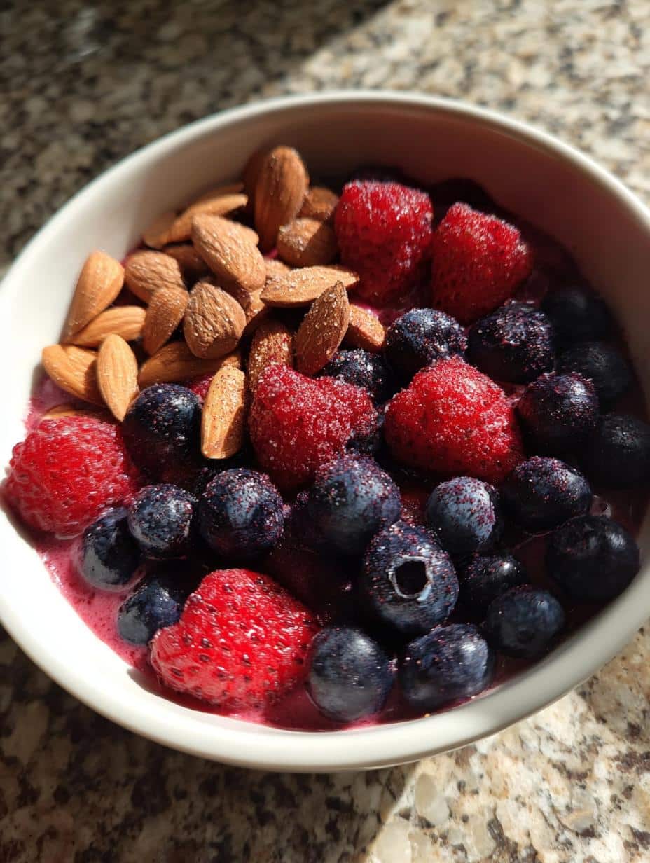 Bol super-aliments baies-amandes - detail 1