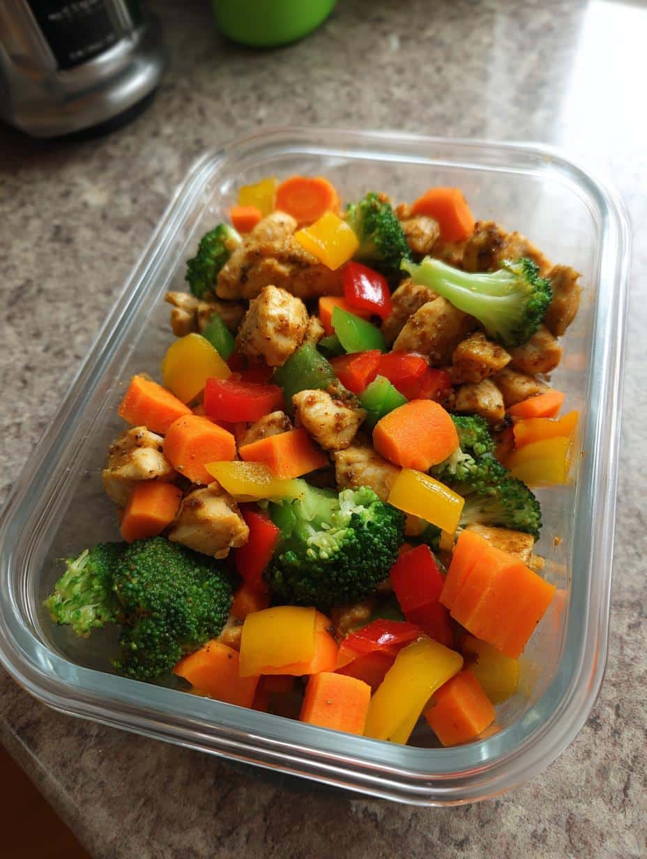 Boîtes lunch poulet-légumes - detail 1