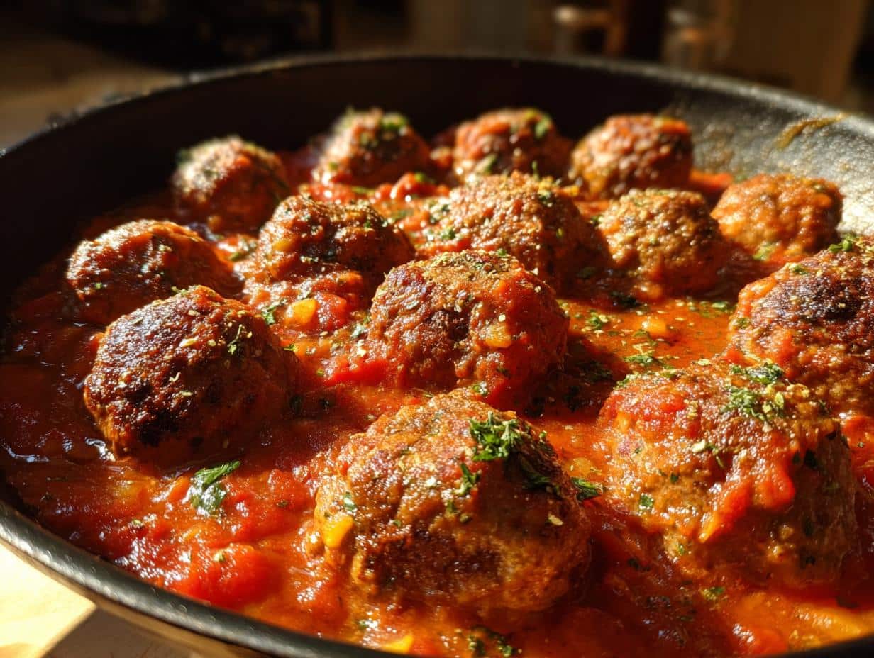 Boulettes viande sauce tomate (congélation)