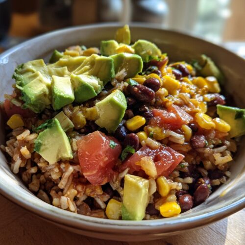 Bowl burrito végétarien