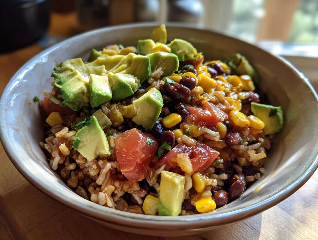 Bowl burrito végétarien