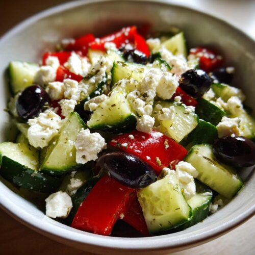 Bowl grec feta-concombre