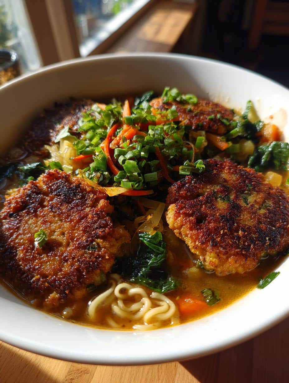 Burger ramen végétarien - detail 1