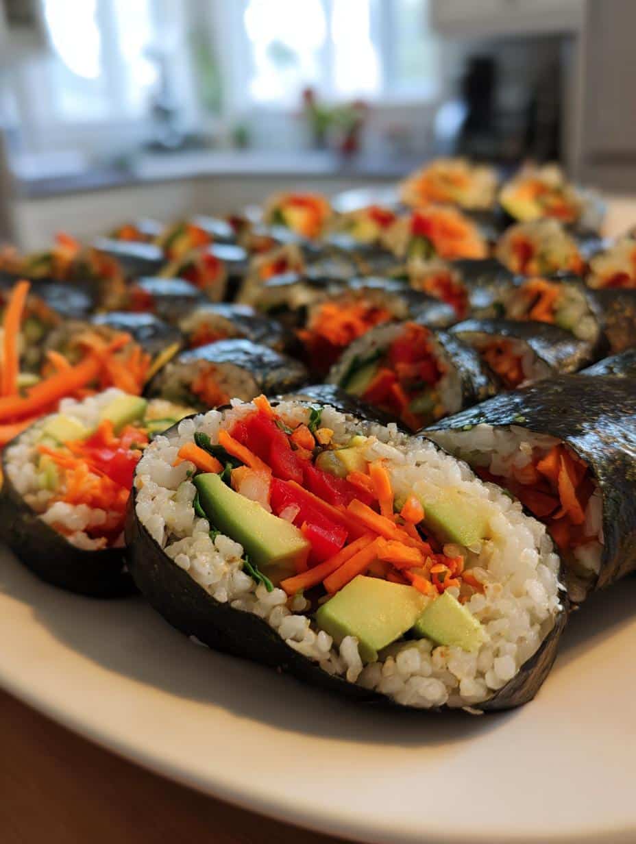 Burrito sushi - detail 1