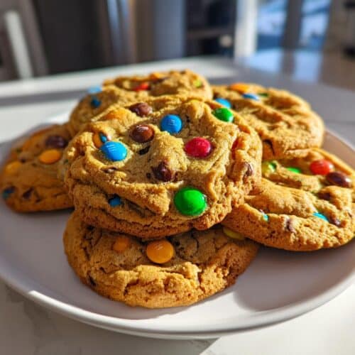 Cookies M&M's colorés