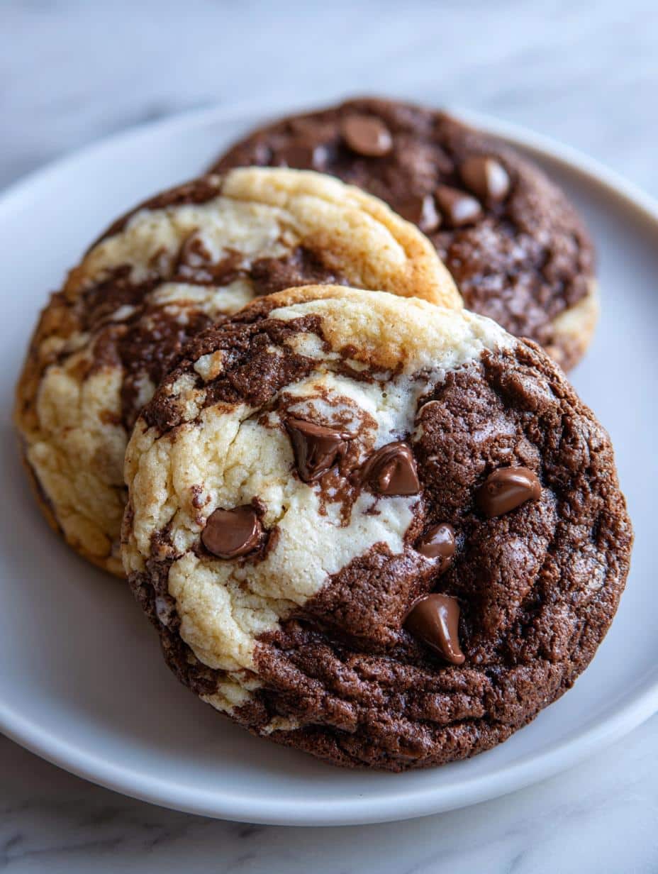 Cookies marbrés chocolat-vanille - detail 1