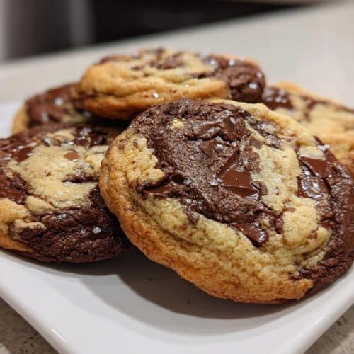 Cookies marbrés chocolat-vanille