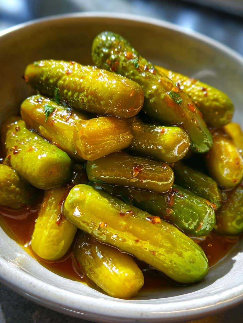 Cornichons sucrés caramélisés - detail 1