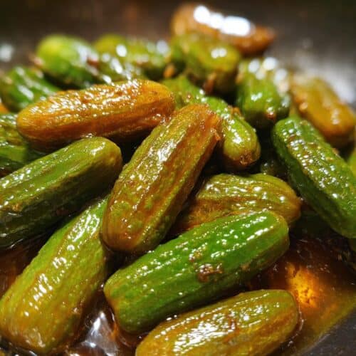 Cornichons sucrés caramélisés