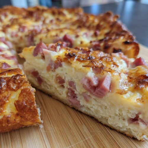 Crêpe hollandaise géante au four